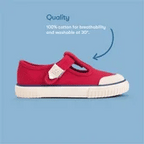 Start-Rite Anchor Red Canvas