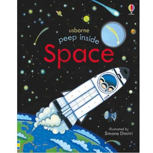 Usborne Peep Inside Space book
