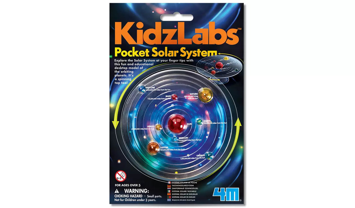 4M Kidzlabs Pocket Solar System