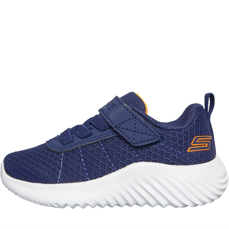 Skechers infant boys bounder trainers Navy
